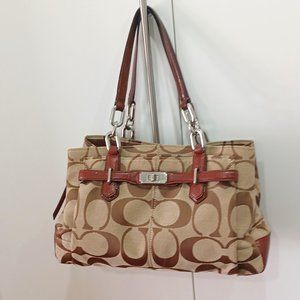 Coach Signature "Jayden" carryall, pristine!